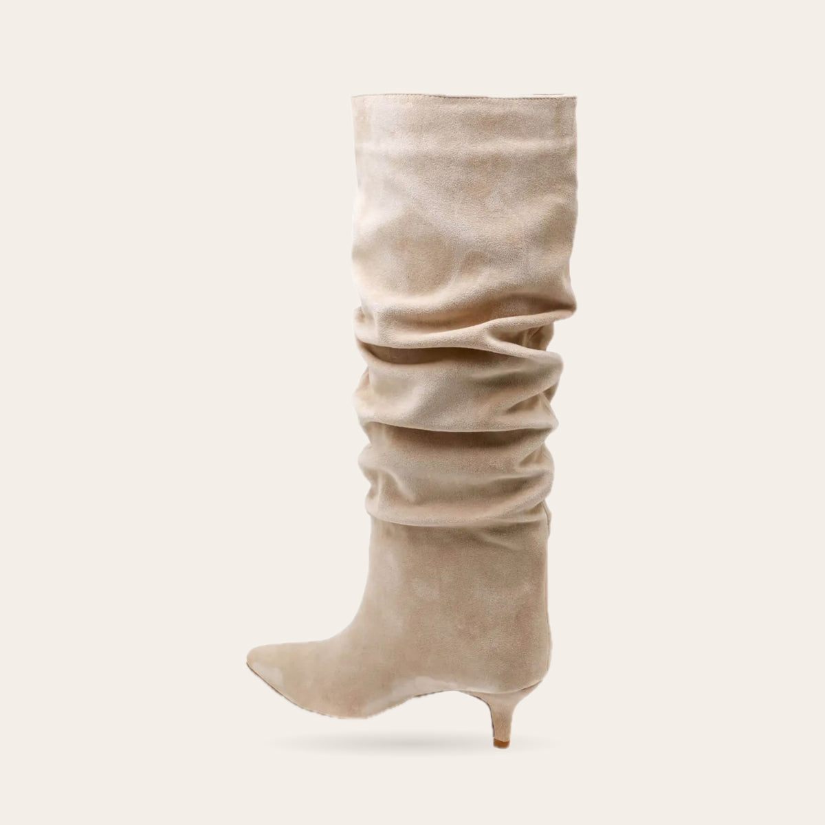 Bottes Lou beiges, vue arrière